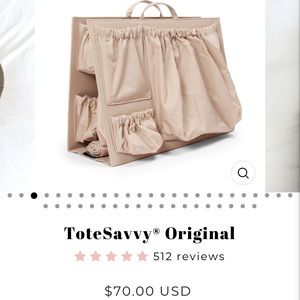Tote Savvy diaper bag insert.
